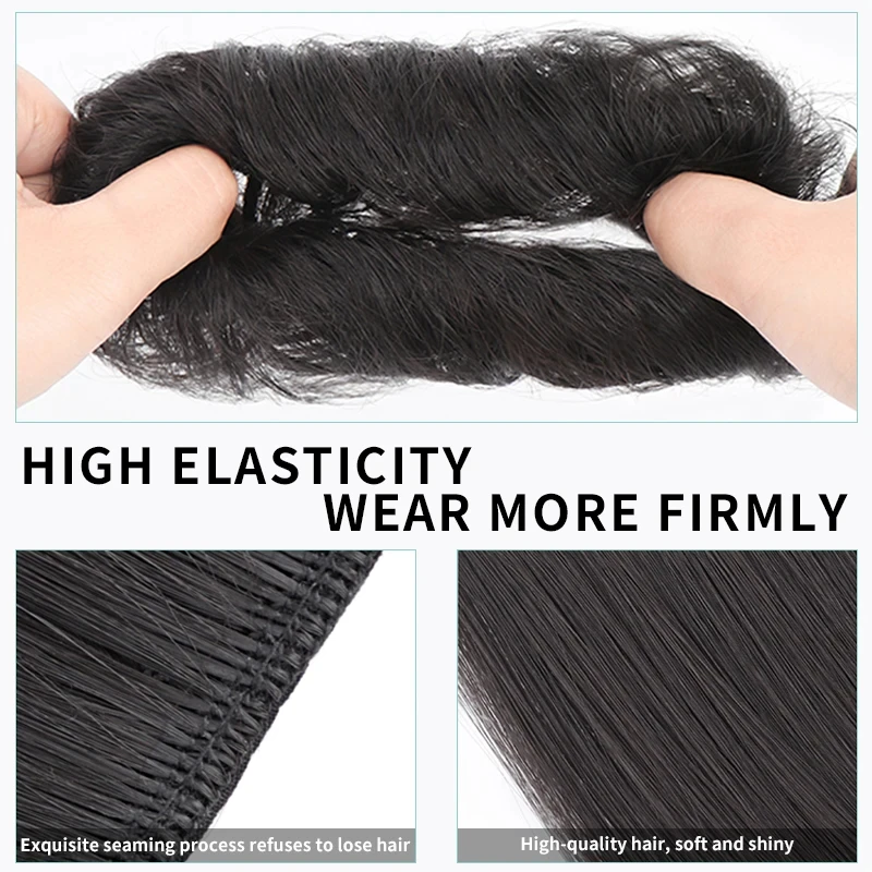 WIGSIN Synthetic Elastic Straight Bun Hair Extension Image 2