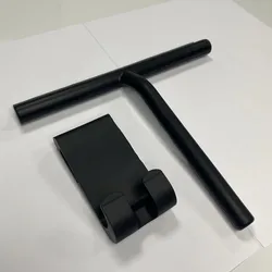 Premium Shower Squeegee with Handle - Glass & Mirror Cleaning Tool (Black)