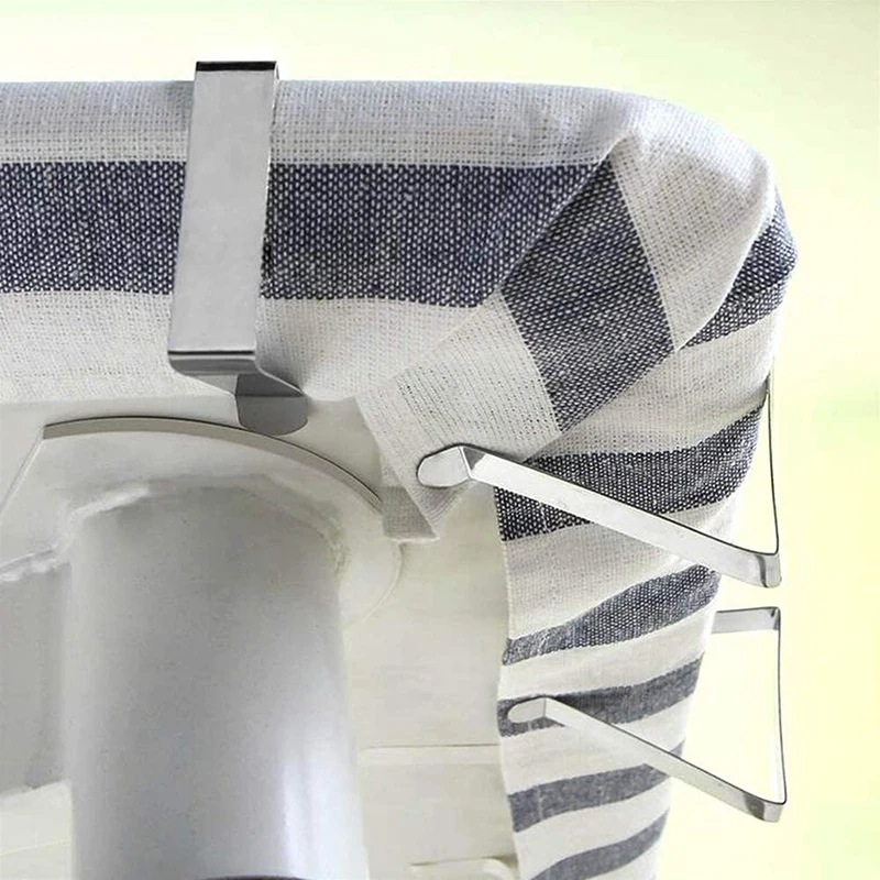 4 Pcs Stainless Steel Tablecloth Clip,Non-Slip Adjustable Table Cover Clamps Clip Table Cloth Holders For Party Picnic 4