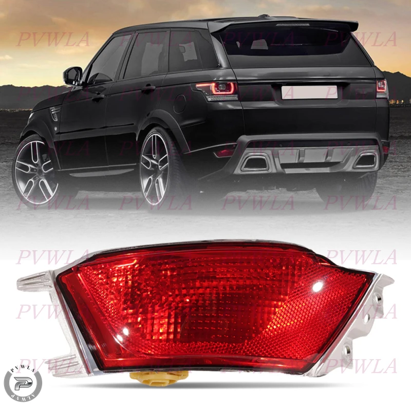 Premium Rear Bumper Reflector Brake Lamp with Bulbs for Land Rover Range Rover Sport