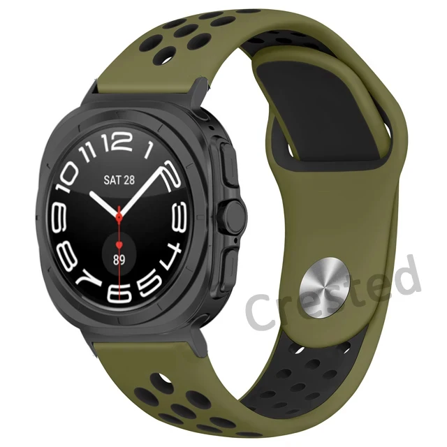 Breathable Silicone Sport Band for Smartwatch - 47mm Strap