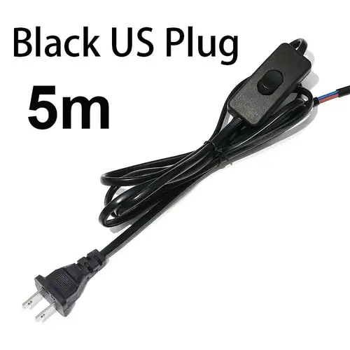 AC85-265V 660W 1.8m 3m 5m Electric Wire Lamp Switch Cable International Standard Power Cord With Switch Plug Copper Wire - Image 13