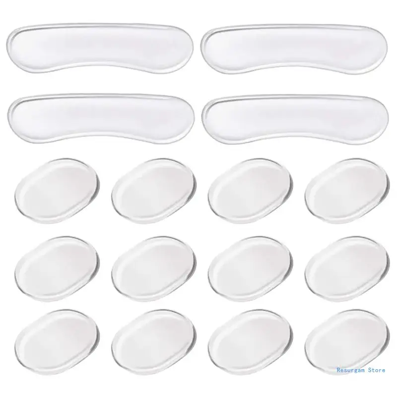 

Drums Silicone Drum Damper Gel Pads Clear Oval and Long Strip Drum Silencers Pad Drop Shipping