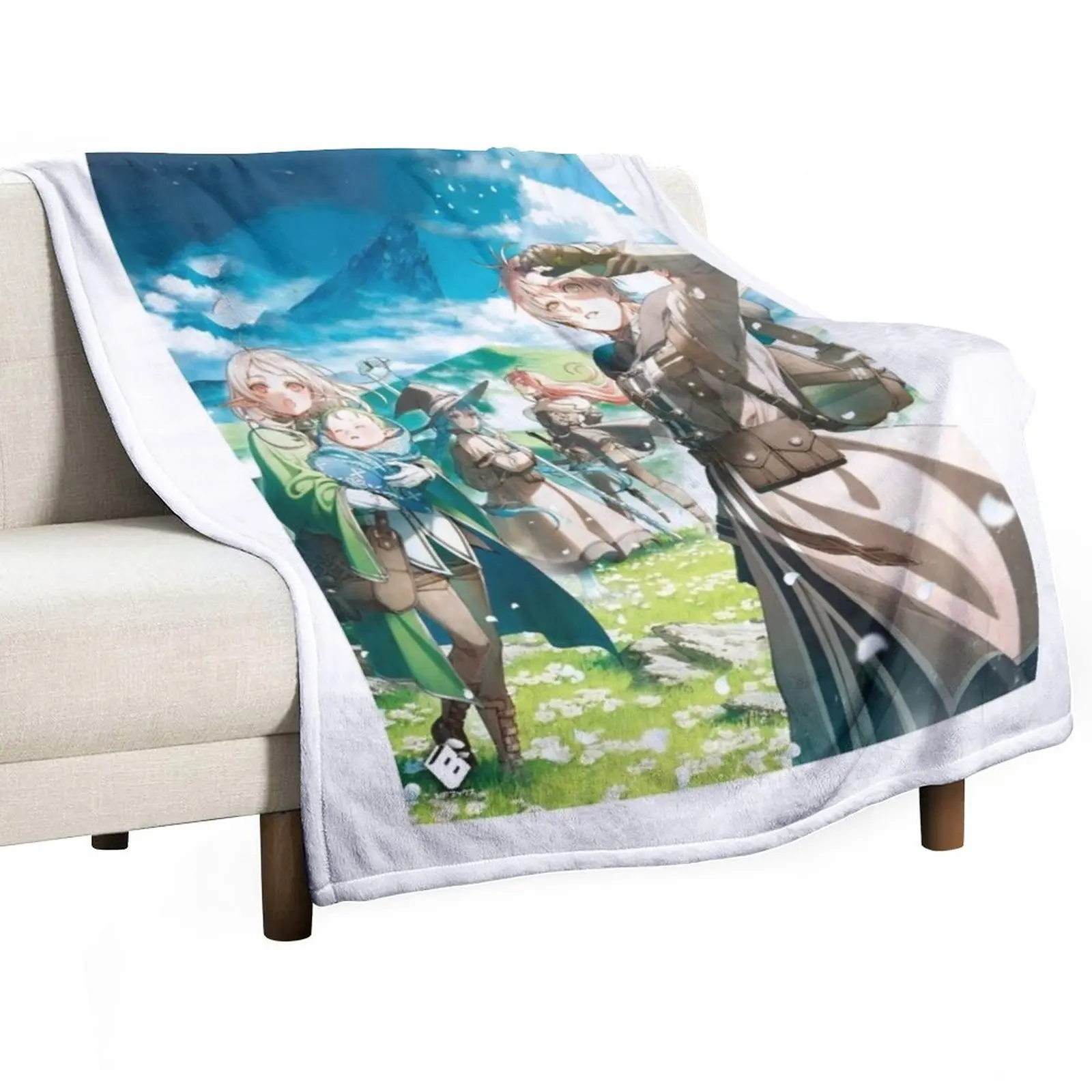 

Mushoku-tensei Throw Blanket Blanket Fluffy Vintage Blanket