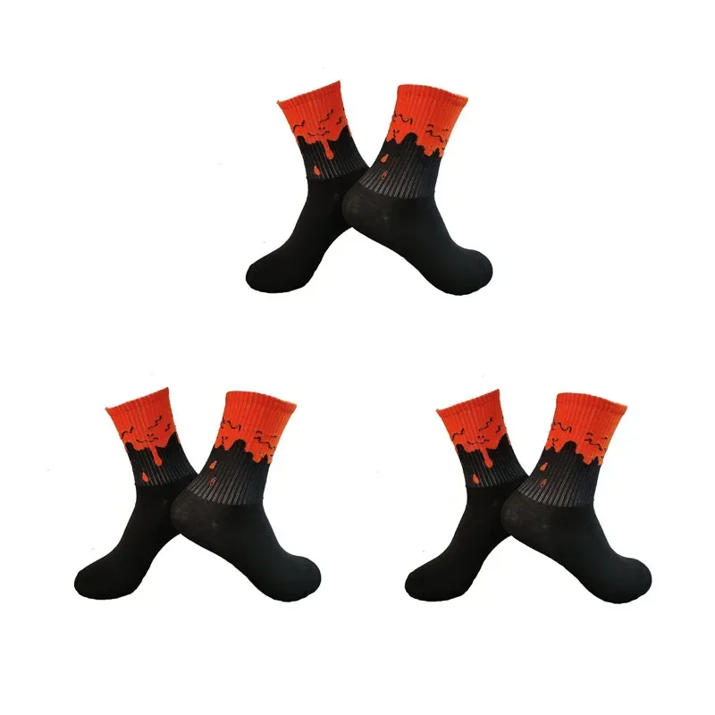 Men's Sports Street Style Hip Hop Crew Socks - 3 Pairs