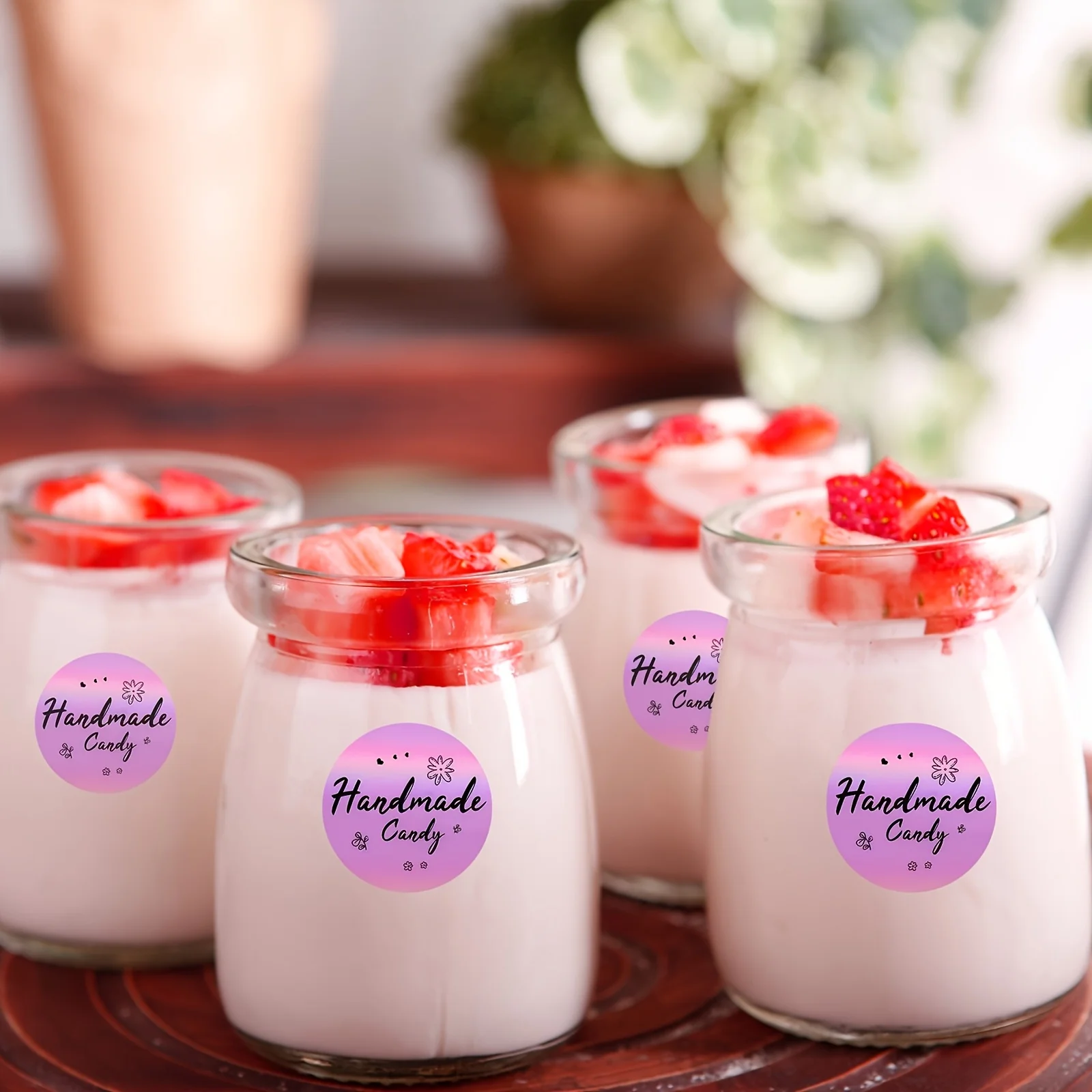 A 박스형 홀로그램 원형 열 스티커 M110/M102/P1/P2 프린터용 자체 접착 라벨 사무실 학교 조직 마커