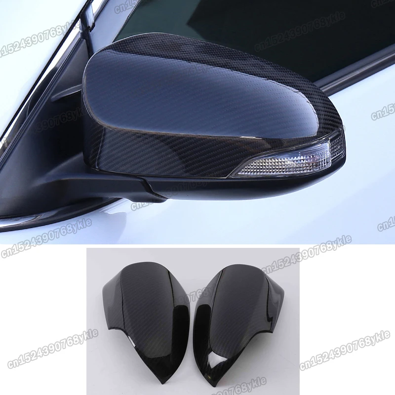 Shiny Silver Car Rearview Cover Trims Protector For Toyota Camry 2012