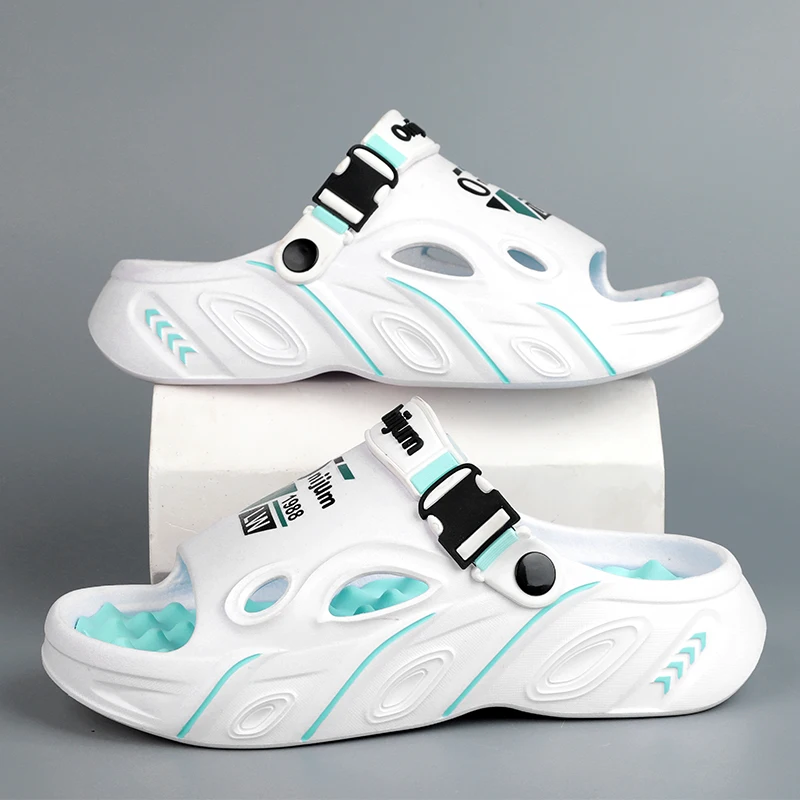 الصيف الرجال نِعال تدليك داخلي في الهواء الطلق الص...