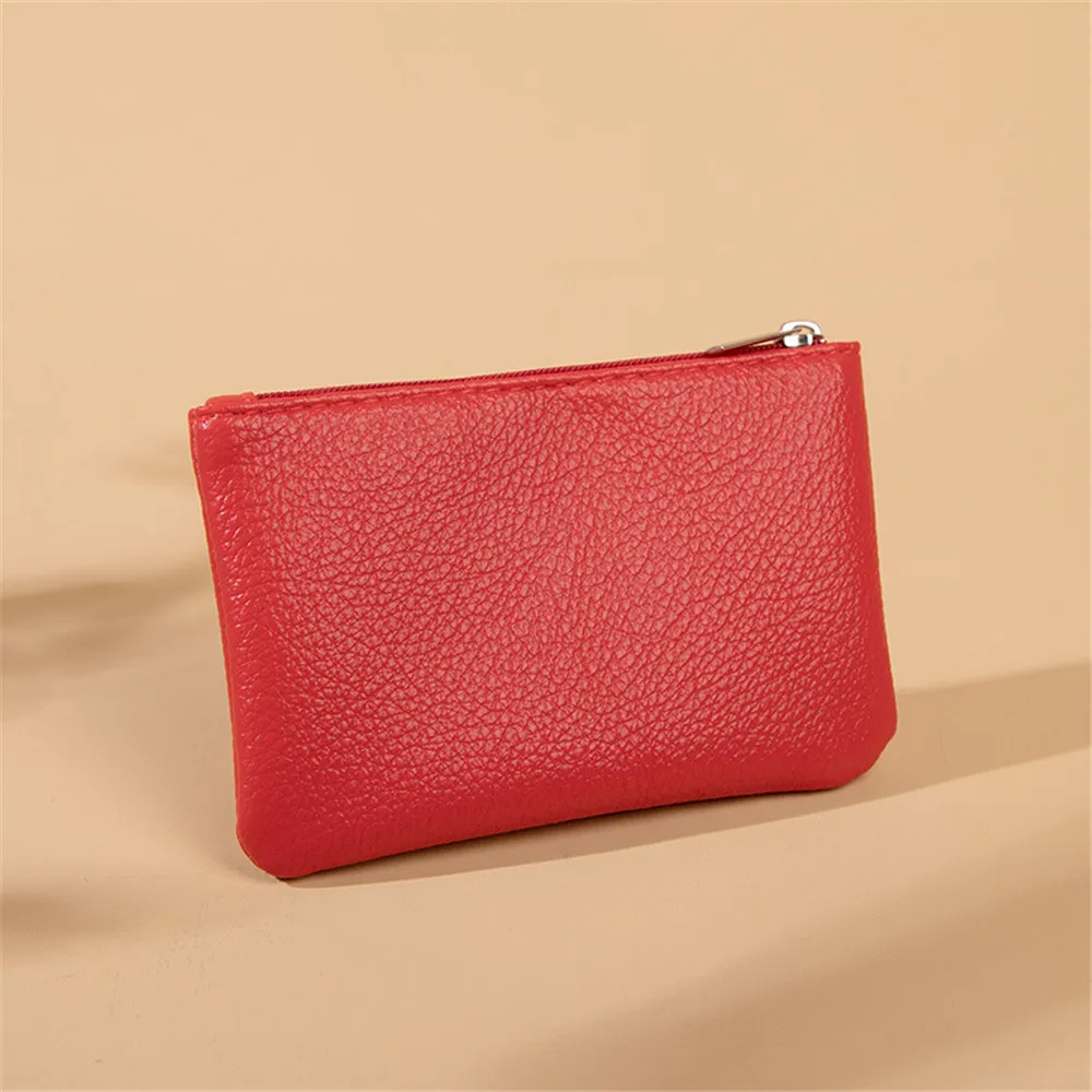 Leather Zip Coin Purse
