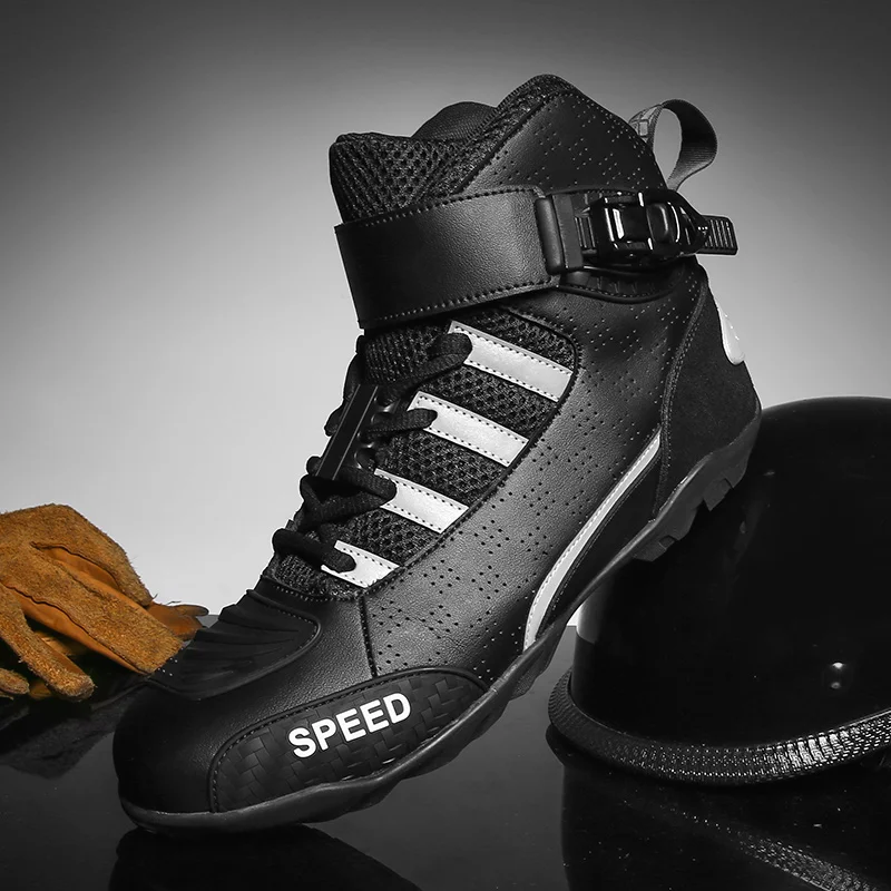 Motorcycle Shoes Waterproof Off-road Traction Motorcycle Cycling Shoes Men Women Four Seasons Outdoor Leisure Sports motorcycle shoes