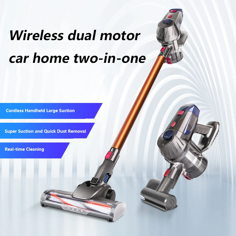 K7 Cordless Handheld Vacuum Cleaner, 21kpa Suction,1.2l Dust Cup,40