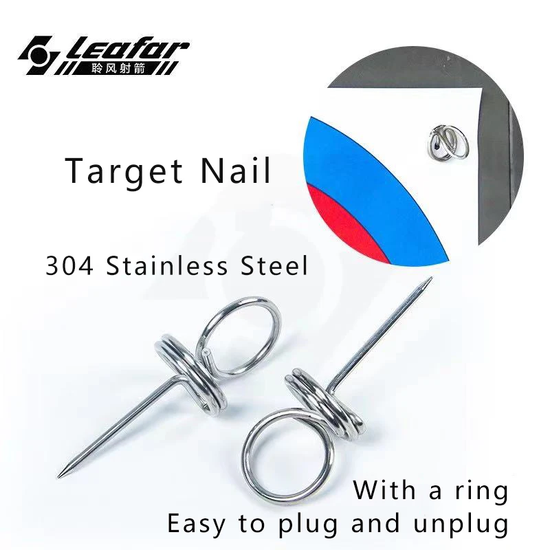 12Pcs/pack Stainless Steel Archery Hunting Target Nail Target Face Pin