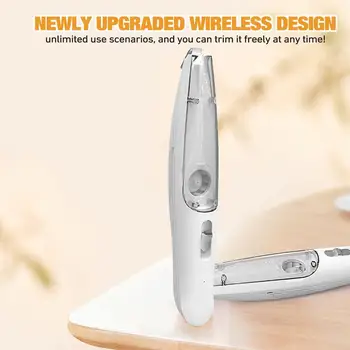 Low Noise Dog Hair Clipper For Paw Fur Grooming Vacuum Pet Hair Cutting Machine Trimmer Shaver For Dog Cats Eyes Ears Face new 5