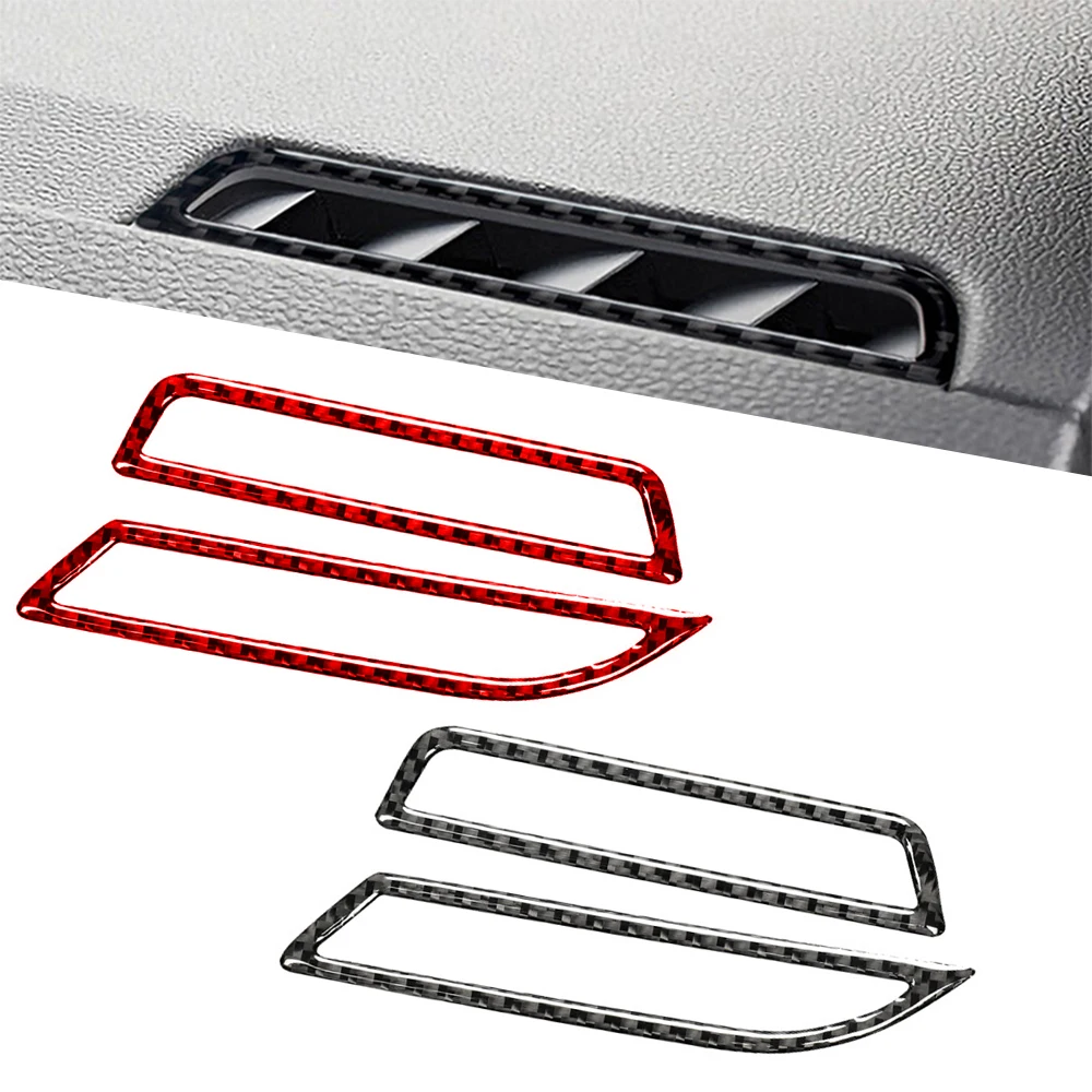 

For Volkswagen Golf 7 R Gte Gtd Mk7 2013-2019 Carbon Fiber Car Dashboard Air Vent Frame Cover Air Outlet Sticker Trim Accessorie