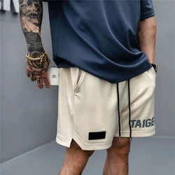 2022 Shorts Men Bodybuilding Quick-drying Sports Shorts Joggers Knee Length Sweatpants Summer Male Gyms Training Running Botoms