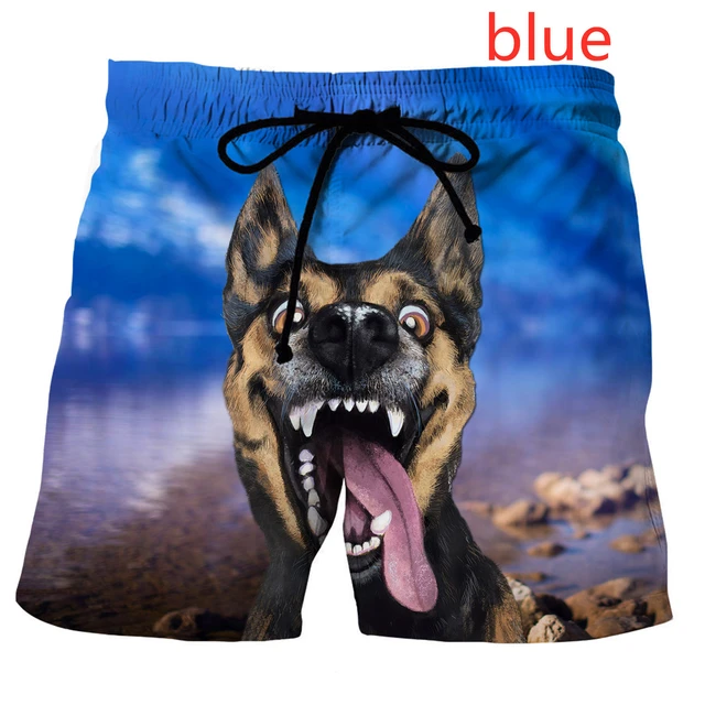 2022 New Fashion Pets Dog Casual 3D Printed Men's Shorts Summer