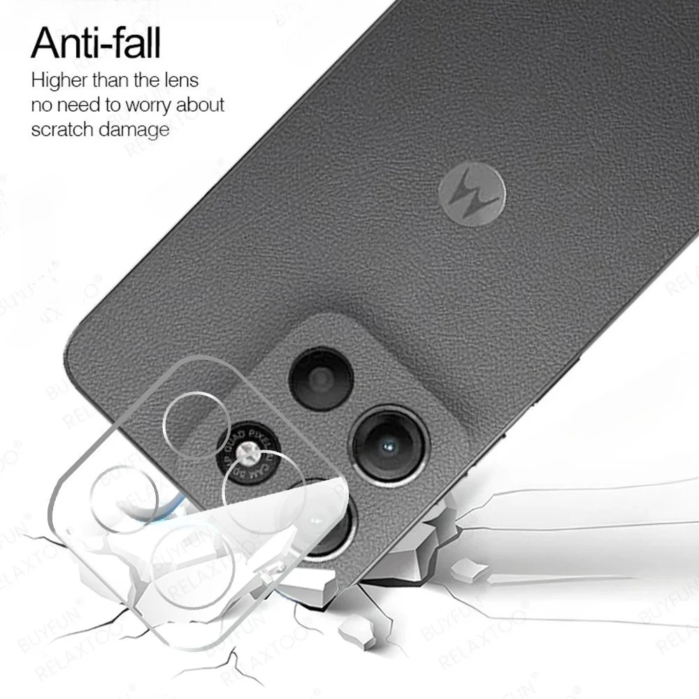 2-Pack 3D Full Cover Camera Lens Glass Screen Protector