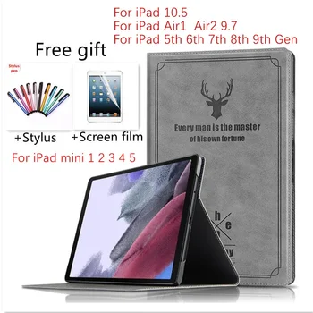 Étui de protection pour iPad, coque pour iPad 10.2, 9e, 8e, 7e génération, iPad 2021, Air 3, 10.5, Mini 5, Air 2, Air1, 2019, 9.7, 2017, inspectés, 6e génération, 2018