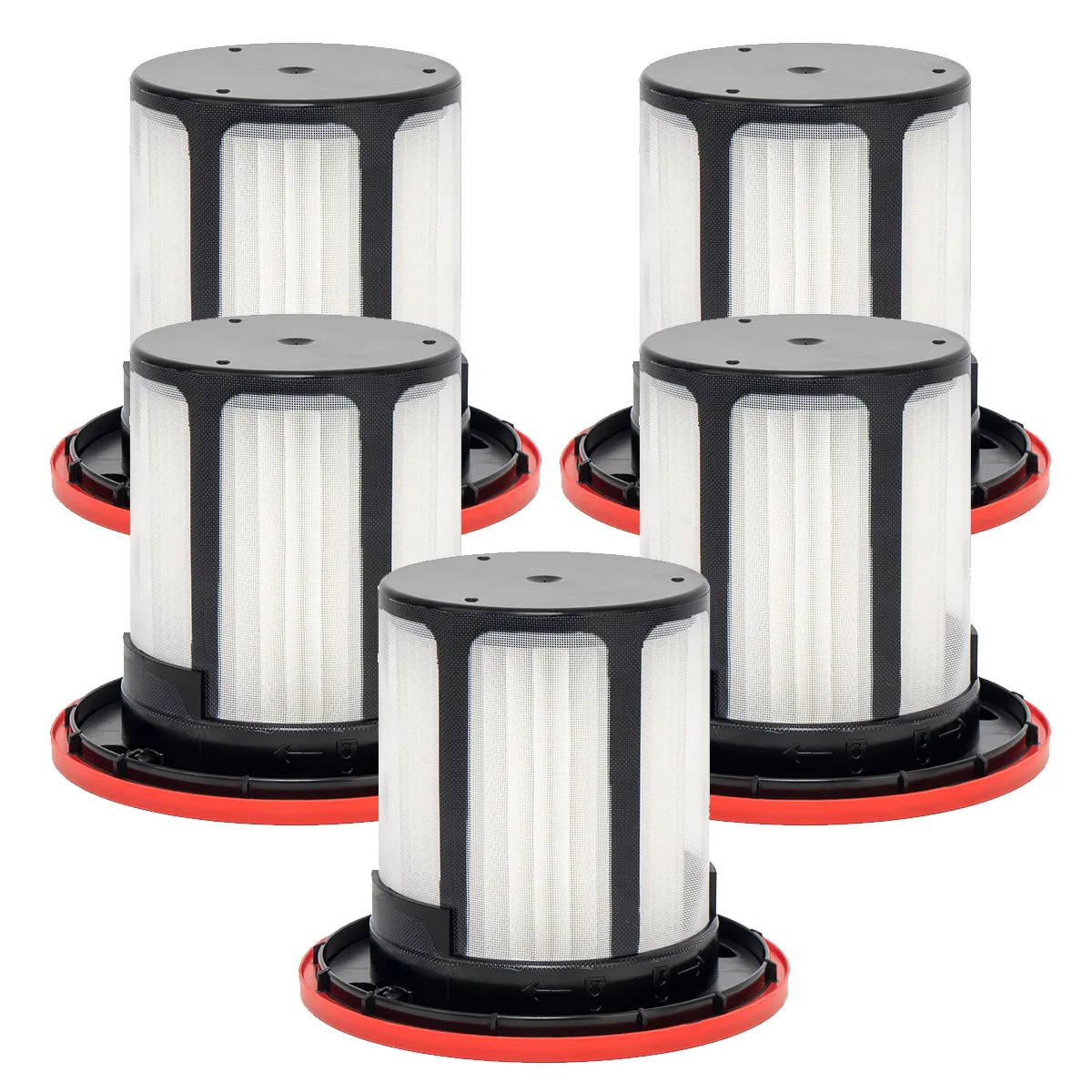 4 stuks filter-reserveonderdelen voor Bosch GAS 18V-1