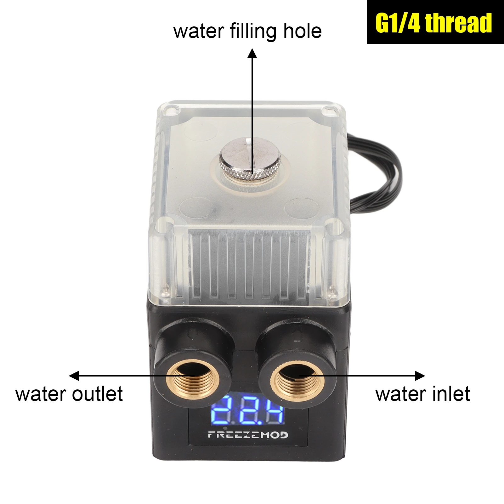 Cooler Master MasterLiquid 360 Ion CPU Liquid Cooler - 2.1 LCD Scherm Cooler Master MasterLiquid 360 Ion CPU Liquid Cooler - 2.1 LCD Scherm