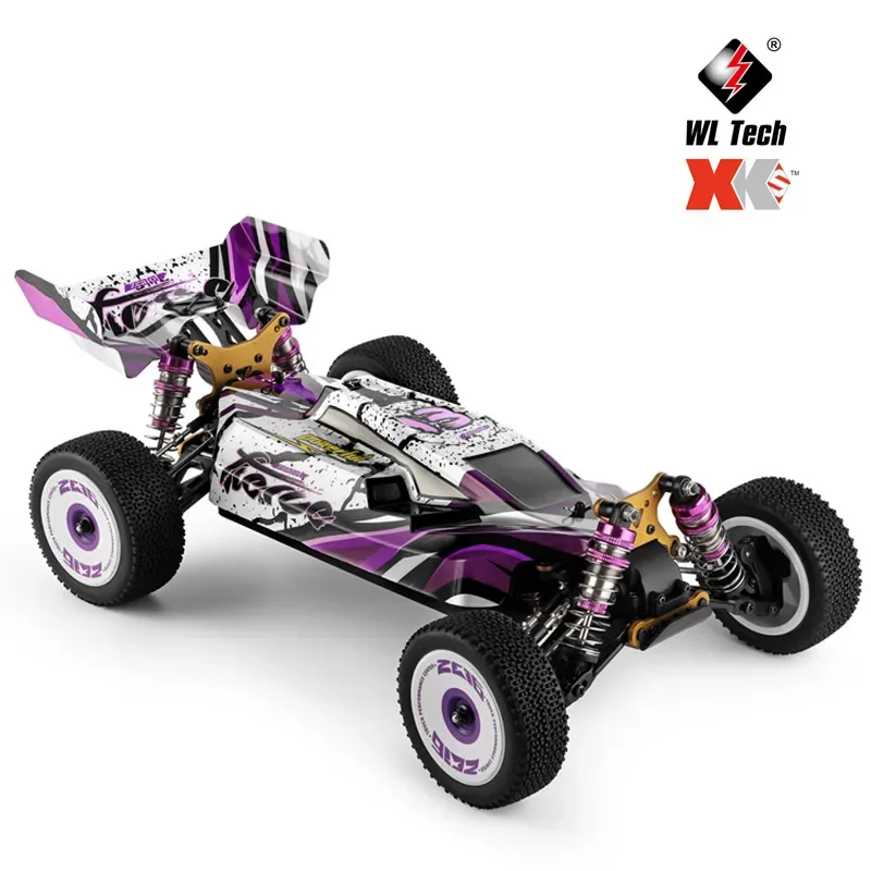 1/12 스피드카 Wltoys 124019 2.4GHz RC카, 오프로드 드리프트 카, RTR 4 륜 구동, 알루미늄 합금 섀시, 아연 합금 기어, 60 km/h
