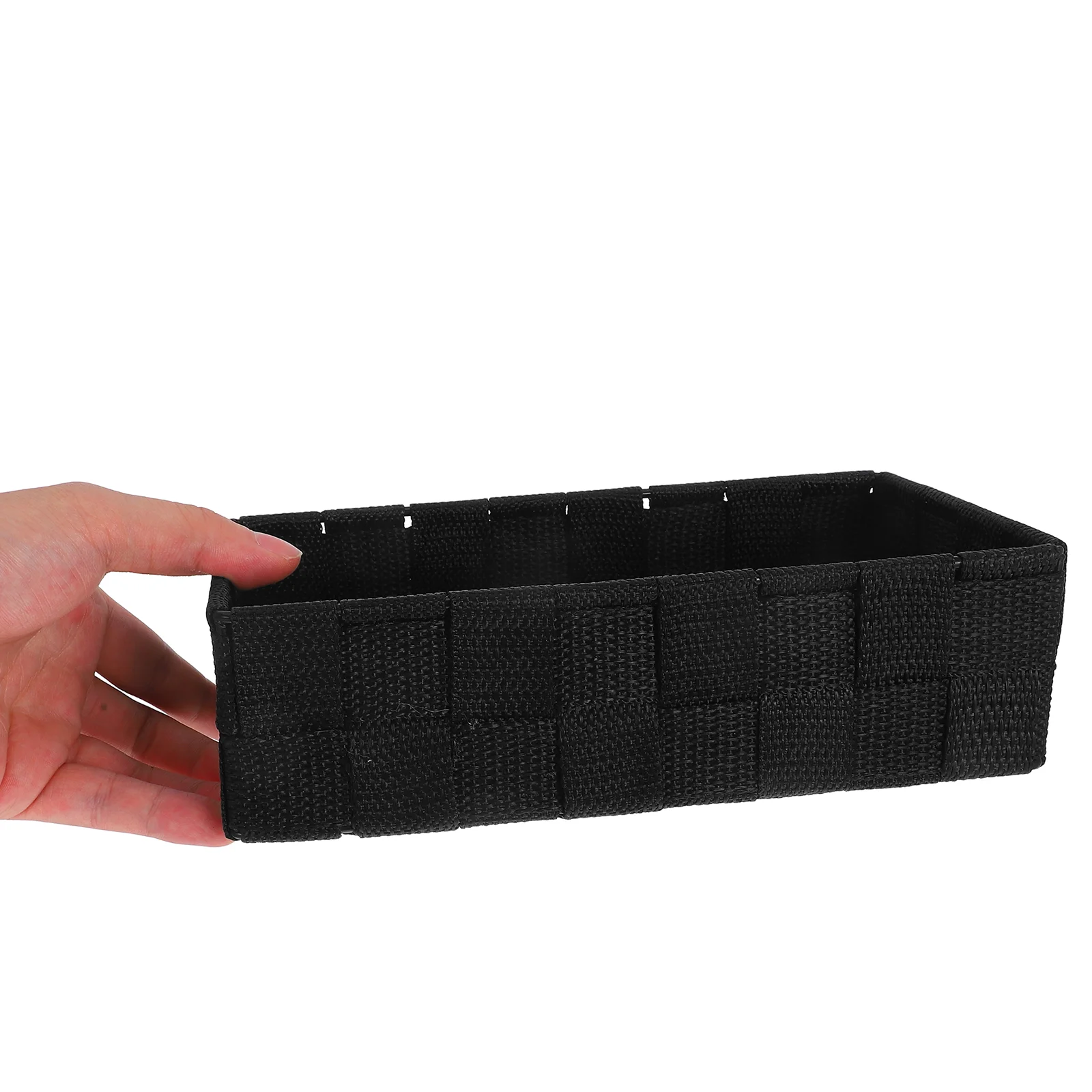 Storage Basket Baskets for Organizing with Lids Bathroom Countertop Closet Organization Accessories Books