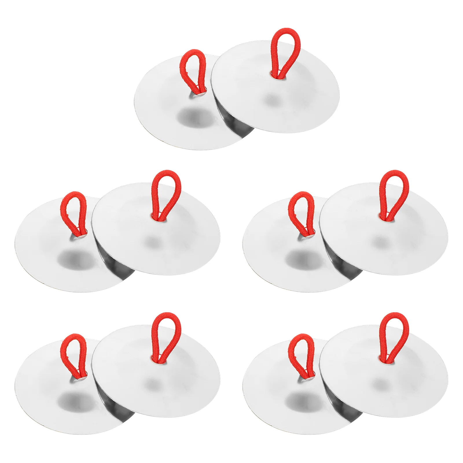 

5 Pairs Finger Cymbals Saroyan Mexican Instruments Bells Musical for Kids Child