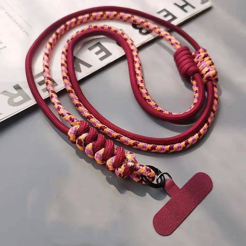 Enhanced Adjustable Crossbody Phone Lanyard with Sturdy Anti-loss Design