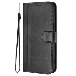 Retro Leather Flip Wallet Phone Case - Stylish Back Cover Etui - Xiaomi Poco C55 (YB0899)
