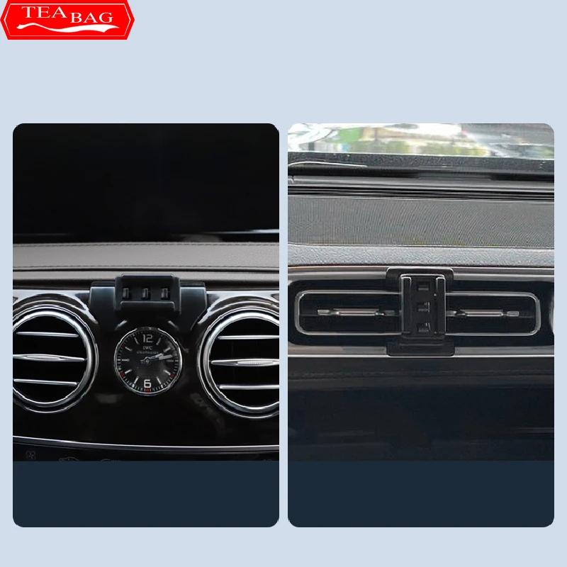 Adjustment Car Mobile Phone Holder For Mercedes Benz S-Class W222 V222 X222 W223 Air Vent Mount Bracket Gravity Accessories