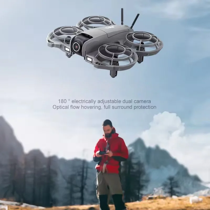 4.5인치 대형 화면 리모컨 RC 드론, 8K HD 카메라 탑재, 광학 흐름 호버링 기능, 원격 조종 드론 장난감