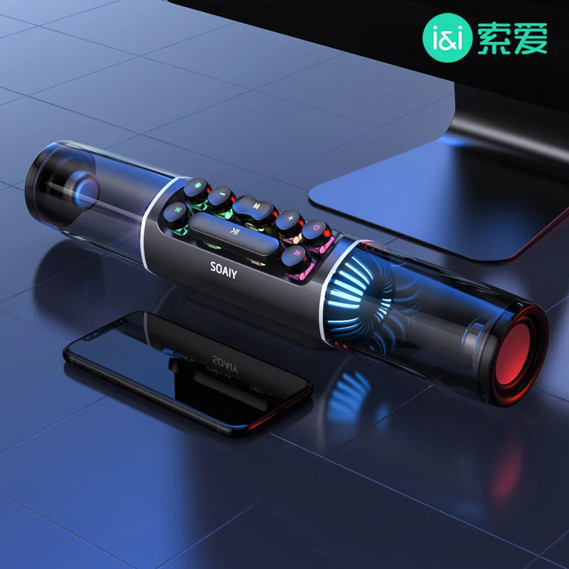 US $47.66 - 62.47 3D Surround Soundbar Computer Speaker Wired LouldSpeakers Subwoofer music center larger power Sound bar for Laptop PC Theater TV