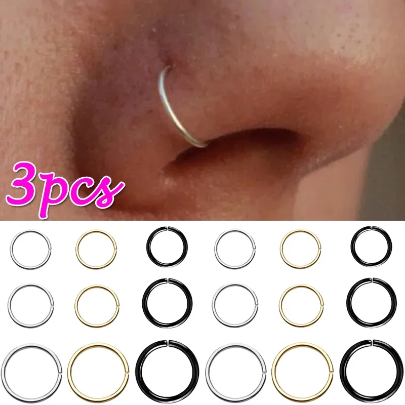 Shiny Rhinestone Pentagram Nose Rings Hoops Fake Nose Rings Clip On Circle Nose  Fake Nose Piercings Fashion Nose Jewelry | Fruugo EG