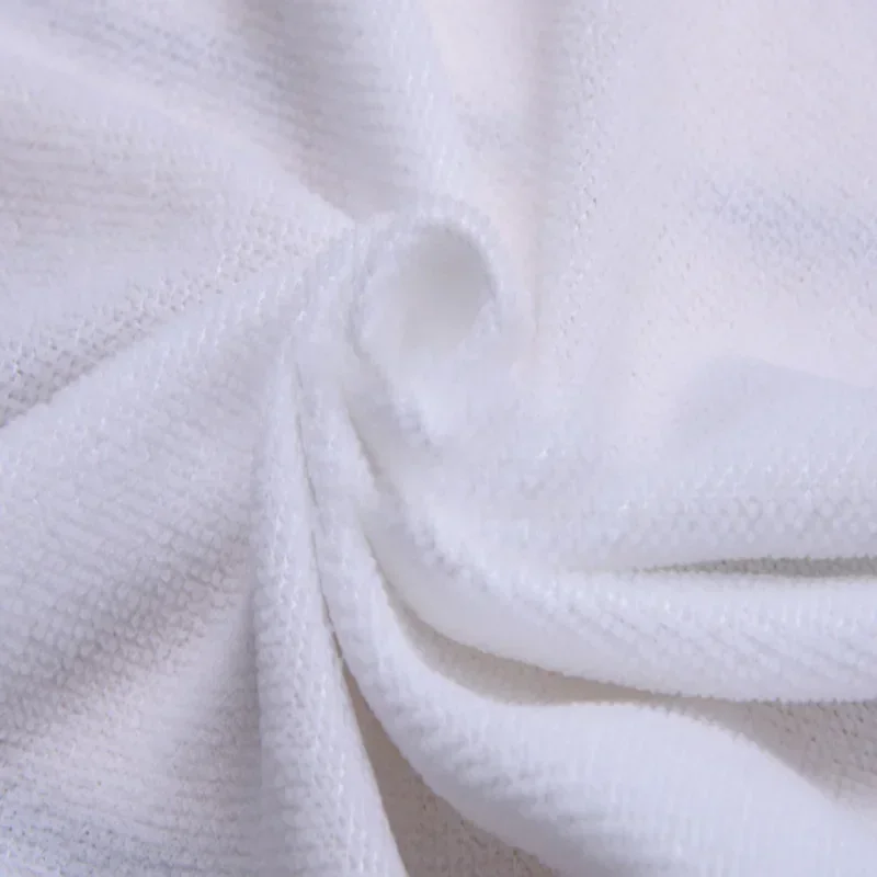 10pc White Soft Microfiber Fabric Face Towel Hotel Bath Towel Wash Cloths Hand Towels Portable Multifunctional Cleaning