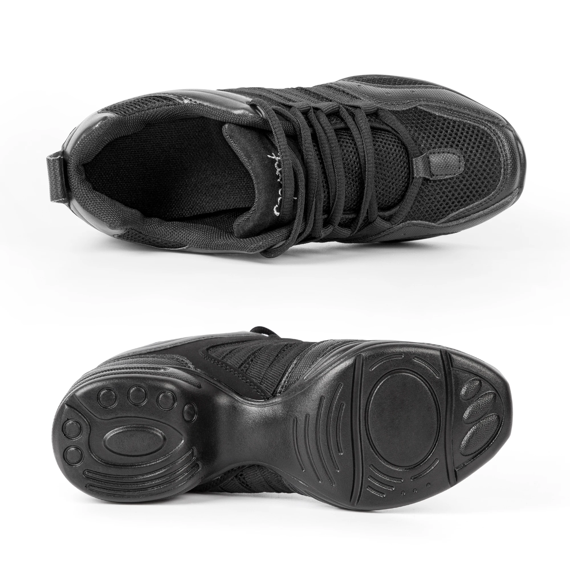 Women's Jazz Dance Sneaker with Breathable Upper, Split Sole and Air Cushion Dance Multifunctional Walking Shoes Anti-Slip 2