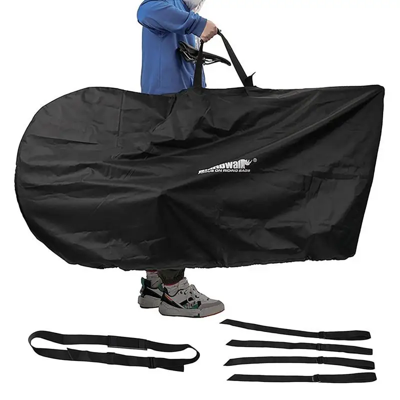 

Mountain Bike Storage Cover Outdoor Bicycle Cover Waterproof Zippered Bike Cover With Single Shoulder Strap Cycling Supplies For