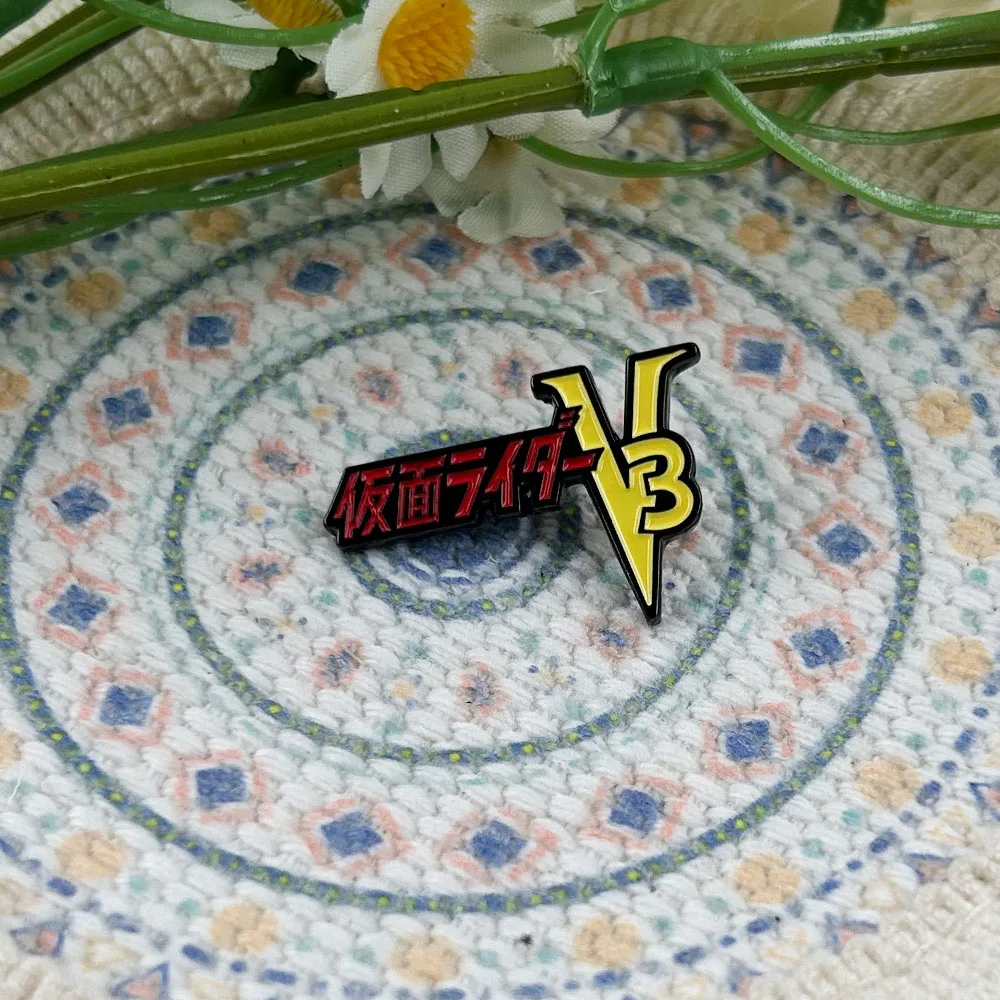 Kamen Rider V3 Logo Enamel Pin Japanese Classic Anime Peripheral Badge 70s  Vintage Jewelry Childhood Gift Fans Souvenirs - AliExpress, image size:1000x1000