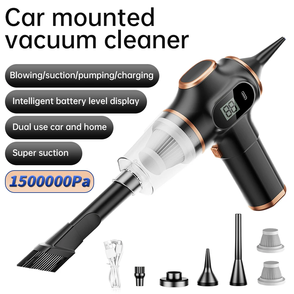290000Pa Car Vacuum Cleaner 5in1 Wireless Vacuum Cleaner Handheld Pump For Car Office Home Appliances