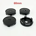 4 Pcs 60mm Black