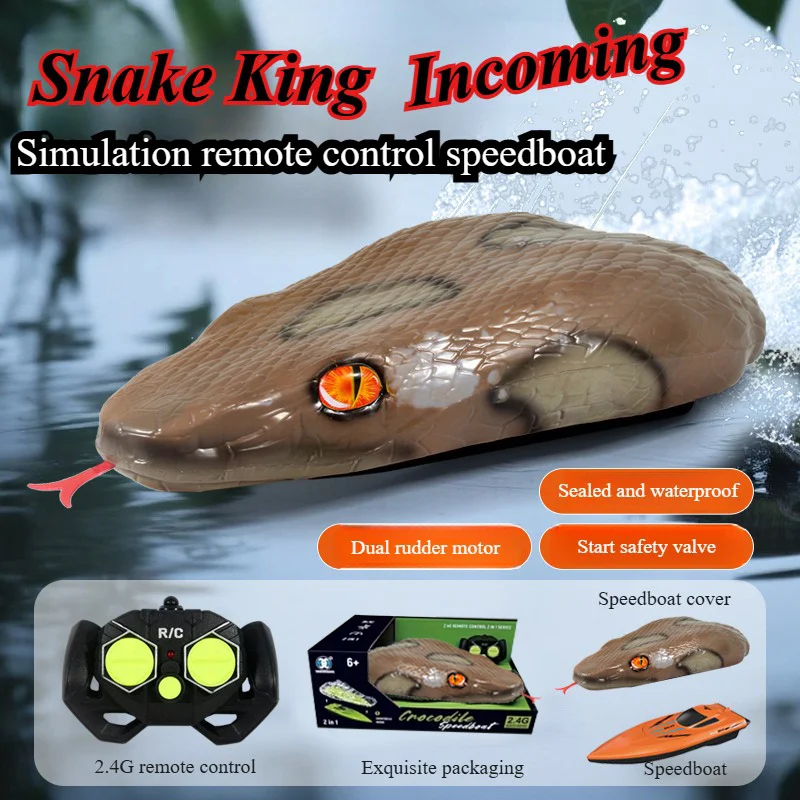 جهاز تحكم عن بعد لقارب RC عالي السرعة - لعبة سباق...