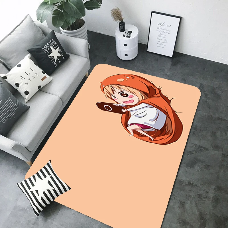 

Himouto Umaru-Chans Floor Bath Mat Room Rugs Mats Bathroom Rug Home Entrance Door Kitchen Carpet House Welcome Washable Non-slip