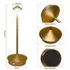 Rechargeable Table Lamp Creative Dining Touch Led Hotel Bar Coffee Pina Pro Table Lamp Lampada Da Tavolo Decorative Desk Lamp 6