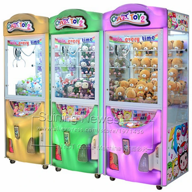 Colorful Park Toy Prize Claw Arcade Game Crane Claw Machine