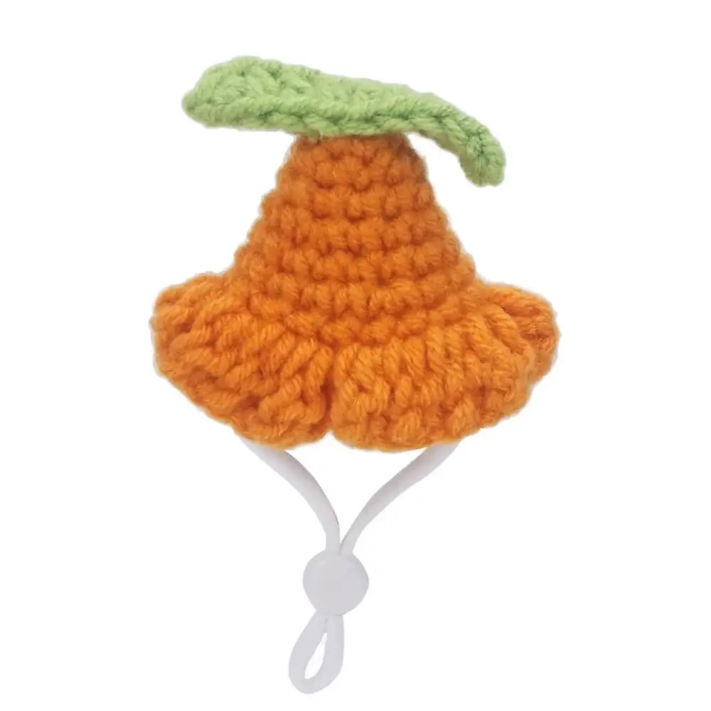 Handmade Knitted Hat for Hamster Chipmunk Guinea Pig Hamster Accessories Hamster Toy Small Pet Supplies
