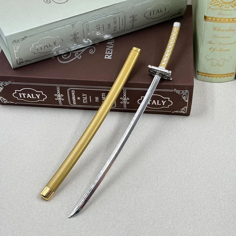 26cm Bleach Anime Replica Zanpakutō Los Lobos Katana Metal Weapon