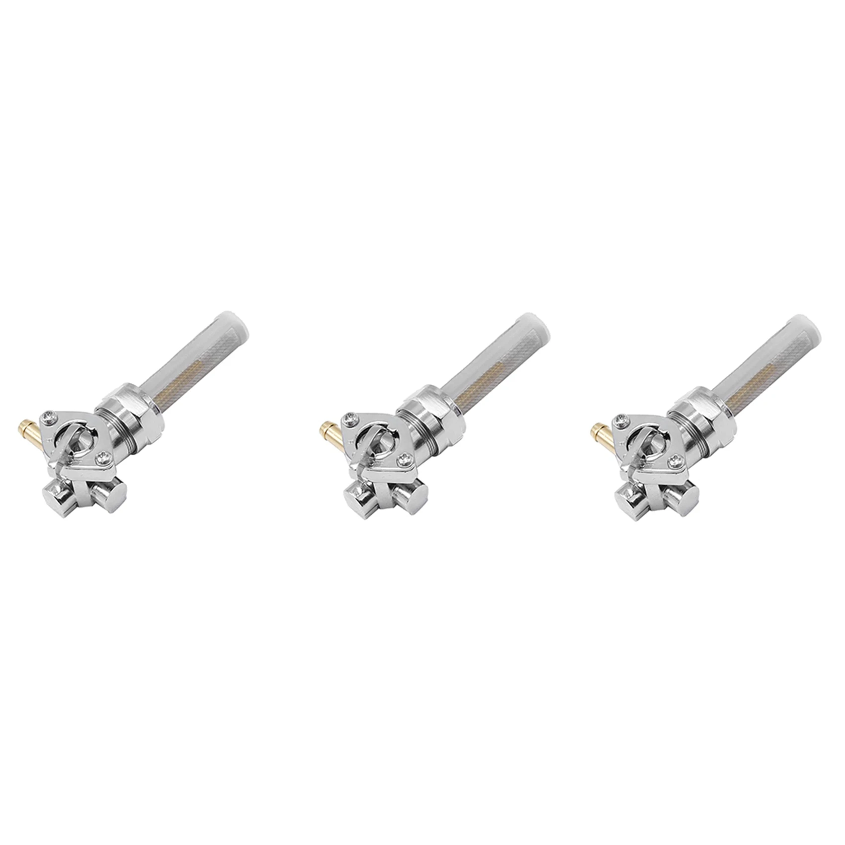 

3X Fuel Valve Petcock Left Outlet 22mm Replacement for Big Twin 1975-Up 13/16Inch Motorcycle Accessories