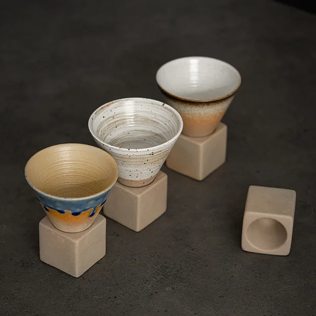 Kerámia Koncentrált Kávéscsésze Kreatív Kézzel Készített Rajz Máz Teáscsésze Alapkona Személyi Testreszabás - Image 4