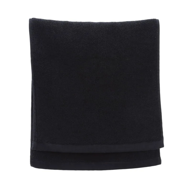 Black Towels Premium Black Hand Towels 100% Cotton Ultra Soft Highly Absorbent Hotel & Spa Quality Hand Towels Home Supplies NEW 3