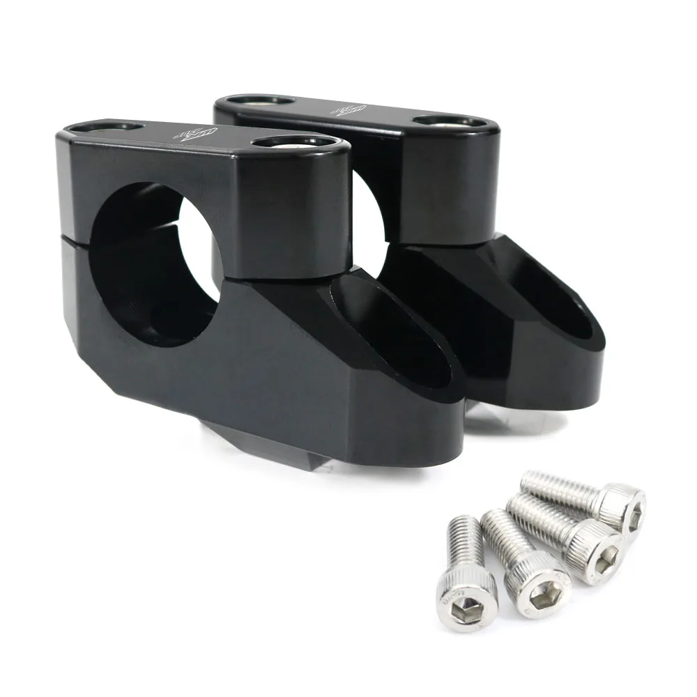 

28mm 1 1/8" Handlebar Riser Fat Bar Back Moved Up Offset Mounting Riser Fit For YAMAHA MT-125 V-MAX YZ125 250 450F WR450F WR250F
