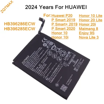 3400mAh HB396286ECW Battery For Honor 10 20 Lite 10i 20i Huawei Enjoy 9S P Smart 2020 2019 Nova Lite 3 Maimang 8 HB396285ECW